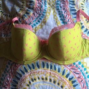 Cleo Darcy flamingo bra